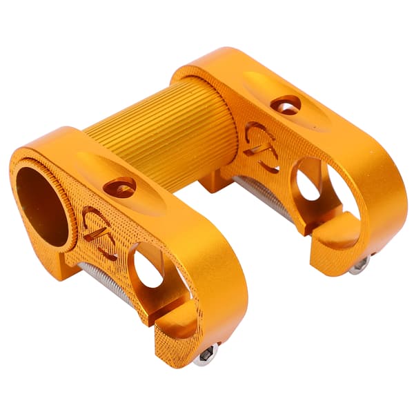 Vikbart 25,4 mm Aluminiumlegering Ihålig SP8 Modifierad Dubbel Stam Guld Cykelstyre