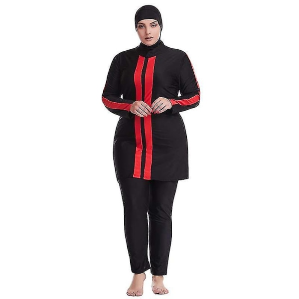 Mu Kvinder Badedragt Islamic Beach Burkini Badetøj Plus Size XL