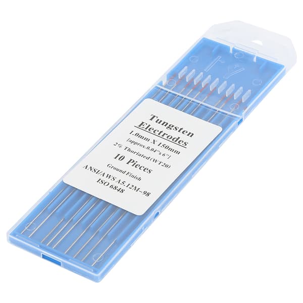 Professionel 2% Thorium Wolfram TIG Svejsning Elektrode Stang 1.0mm x 150mm