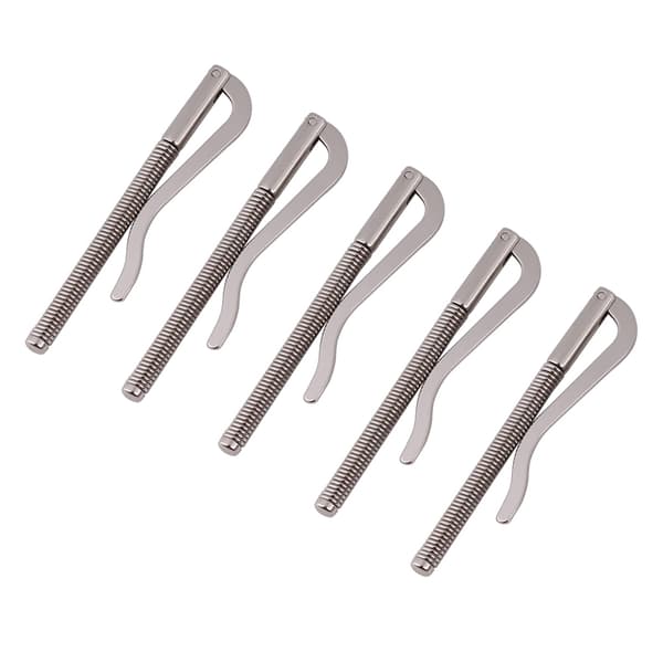 Slitstark Bifold Läderplånbok Sedelklämma Set om 5
