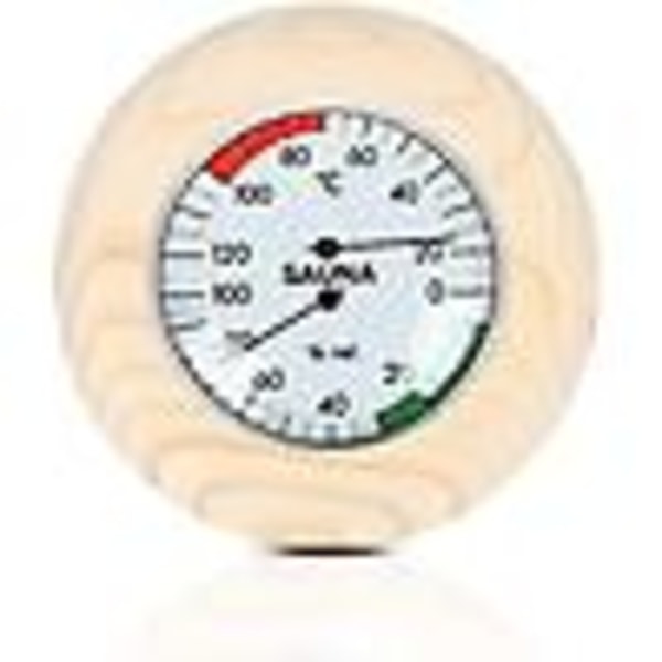 Bastu termo-hygrometer 2-i-1 termometer och hygrometer - för rätt temperatur och luftfuktighet pålitlig och exakt