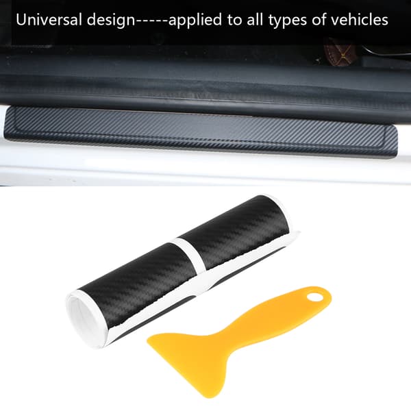 4-delars Universal Antihalk Dörrtröskel Platt Skyddsdekal Set