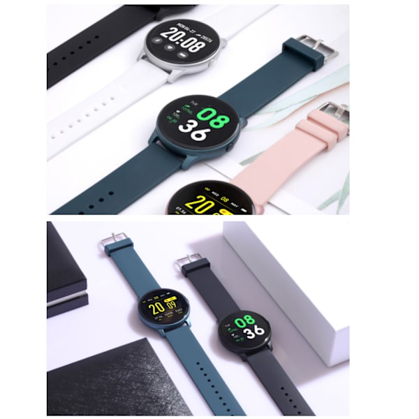Fotomusik multi-sport mode smart armbånd (blå),