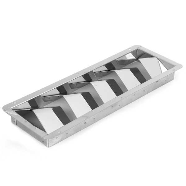 5 Spors Rektangulær Båt Grillventil Rustfritt Stål Holdbar Ventilasjons Grill Hardware