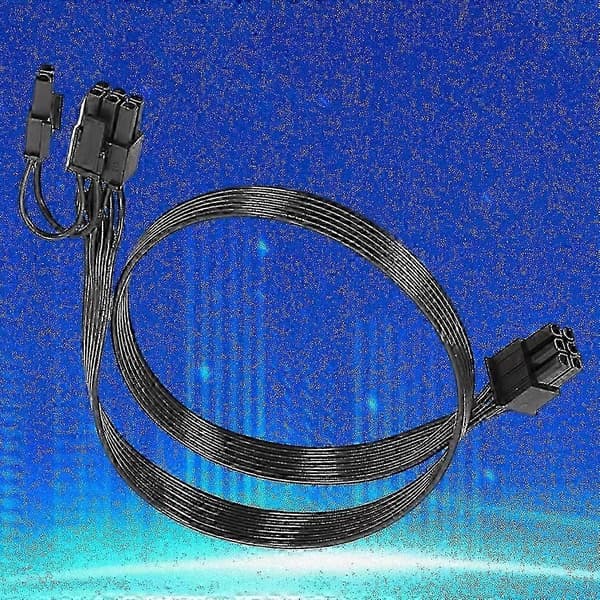 PCIe 6Pin til 6+2Pin strømforsyningskabel GPU 6Pin til 8pin PSUs modulær kabel 2025[ht] 20cm