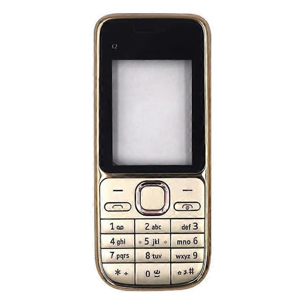 Täysi kotelon kansi Nokia c2-01:lle Gold