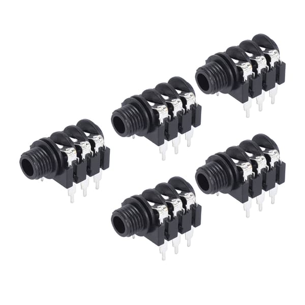 5 Stereo Jack 6,35 mm 6P Mikrofon Konnektor Udskiftning Omvendt Pickup Socket