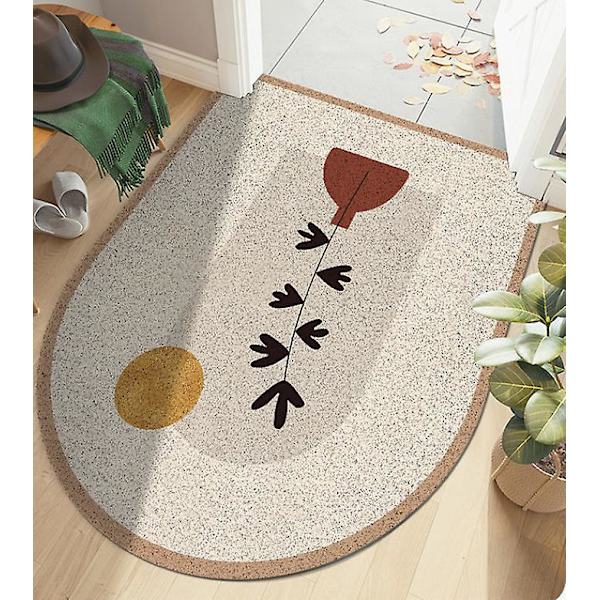 Enkel entrédörr golvmatta 90*120CM