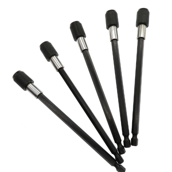 Quick Release Hex Quick Lock Rod forlængerstangsadapterstang (3-delt sæt (60/100/150)),