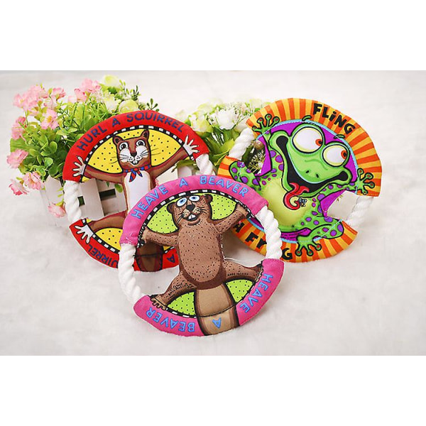 Lemmikkilelut Molar Large Series Frisbee (Large Beaver Frisbee)
