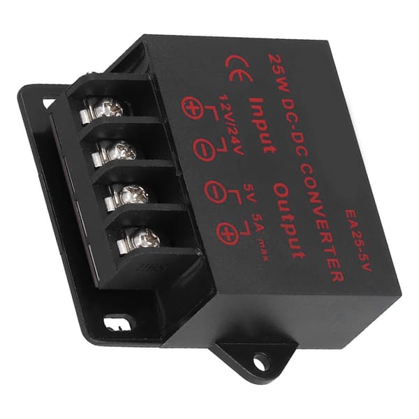 DC 12V 24V til 5V 5A Strømforsyning Konverter Regulator Transformator Modul