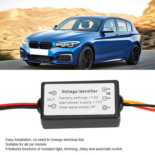 Bil Smart LED Dimmer Automatisk På Av Controller