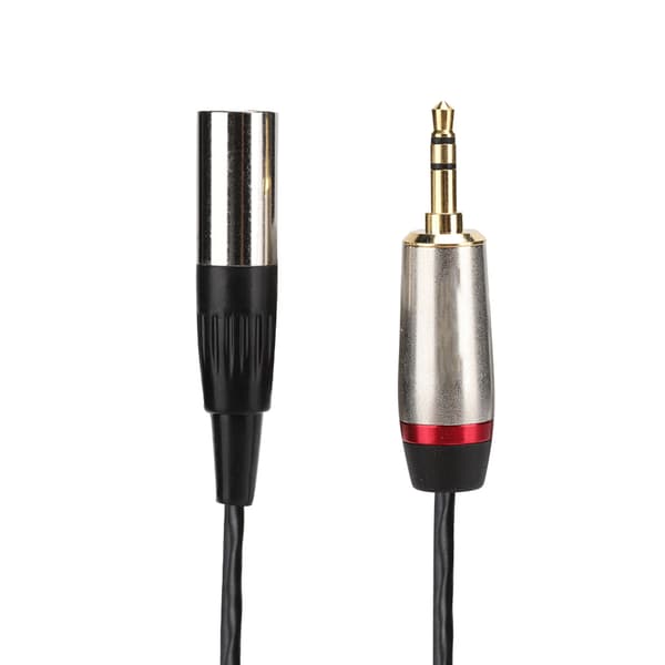 3,5 mm han til Mini XLR 3-benet han lydkabeladapter til kamerafotoudstyr 2 meter