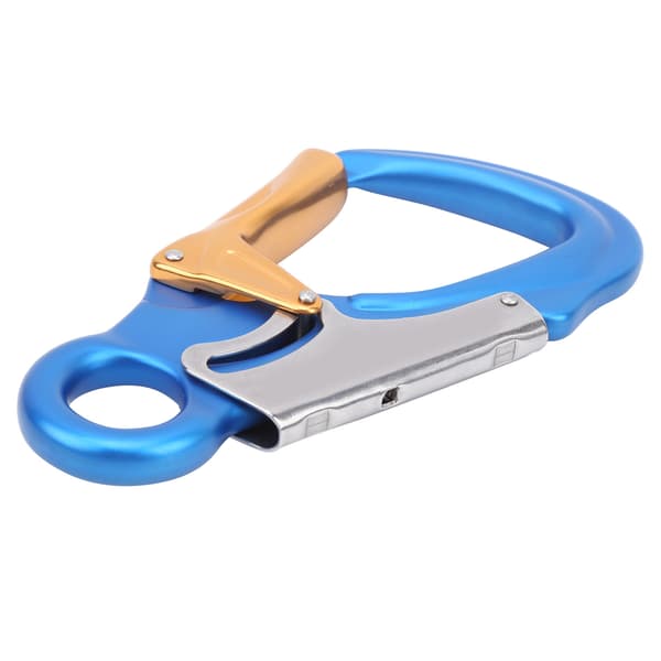 AutoLock D Lukittava Snap Hook -klipsi, sininen, kalliokiipeilyyn