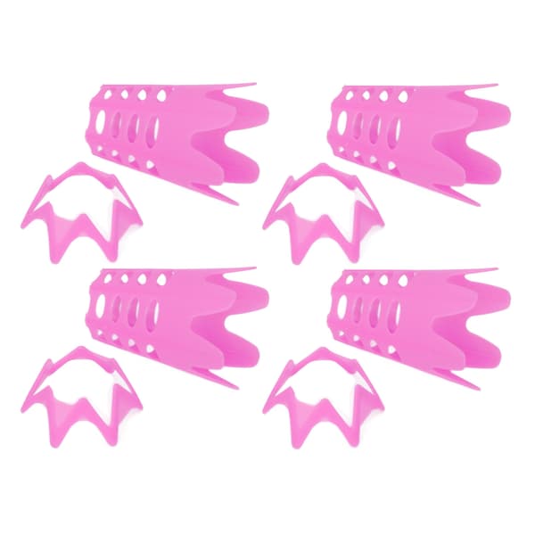 20 stk. Plast golfboldholdere Modstandsløs golfsimulator tees Golfmåtte tees Golfudstyr Pink