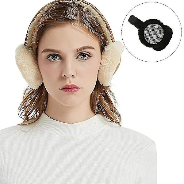Klassiska unisex öronvärmare för utomhusbruk (svarta