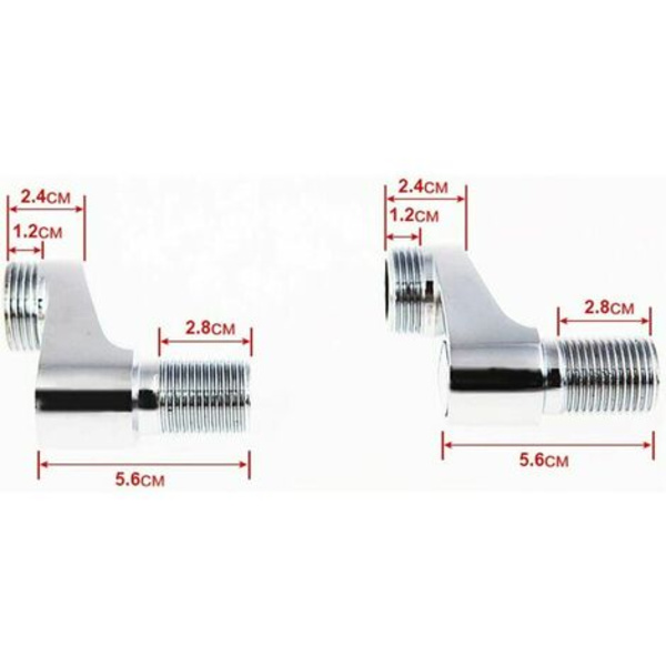 Pakke adapter til badekarhane med justerbar svingarm 3/4", 1/2", Claw Brusehane, Badeværelsesblandingsbatteri i massiv messing Accesso