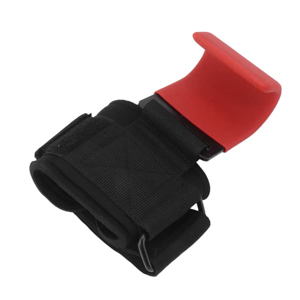 Vektløfting Booster Hook Pull Up Håndleddsbeskyttelse Booster Hook Beskyttelse Håndledd Styrketrening Rød
