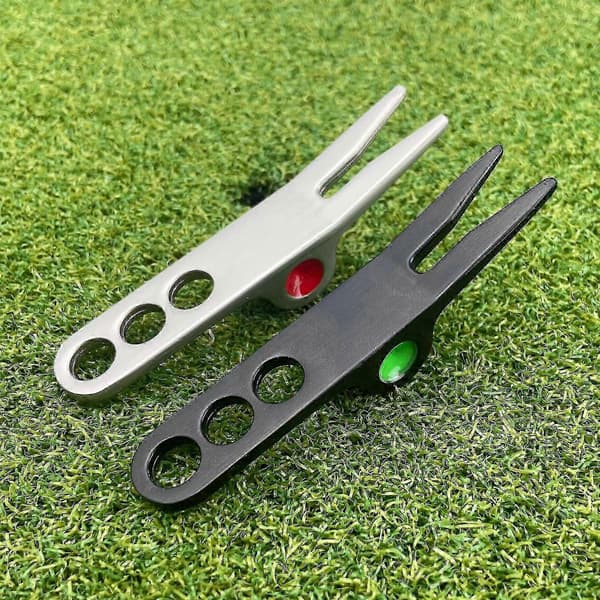 Titleist Scotty Cameron Golf Red Dot Divot & Pivot Reparationsverktyg Silver
