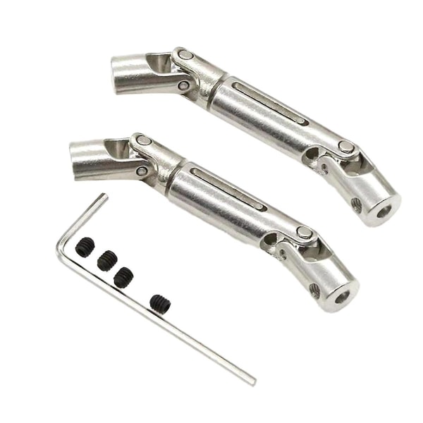 Metallinen CVD-käyttöakseli Metallinen universal D12 1/16 RC -auton osien päivitystarvikkeet Silver