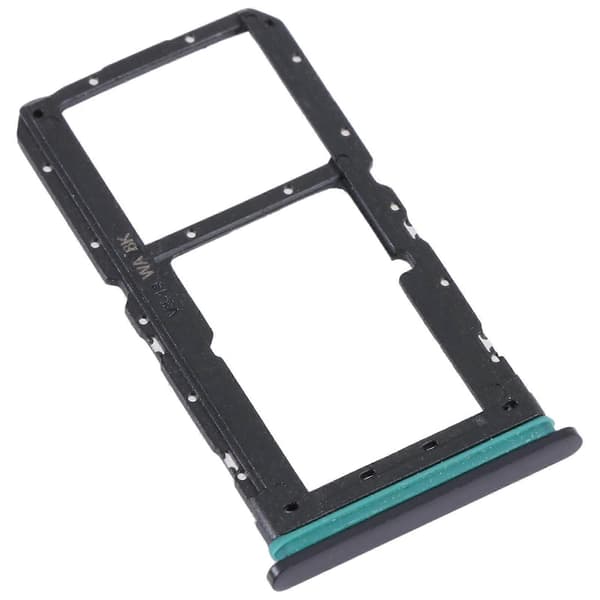 För OPPO Reno SIM + SIM / Micro SD-kortfack Black
