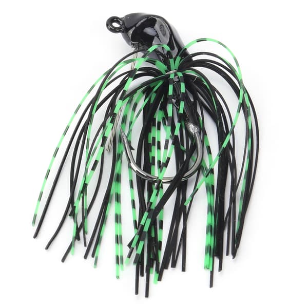 Willow Leaf Spinnerbait Bundfiskelokkemad til Ferskvandsbas Sort