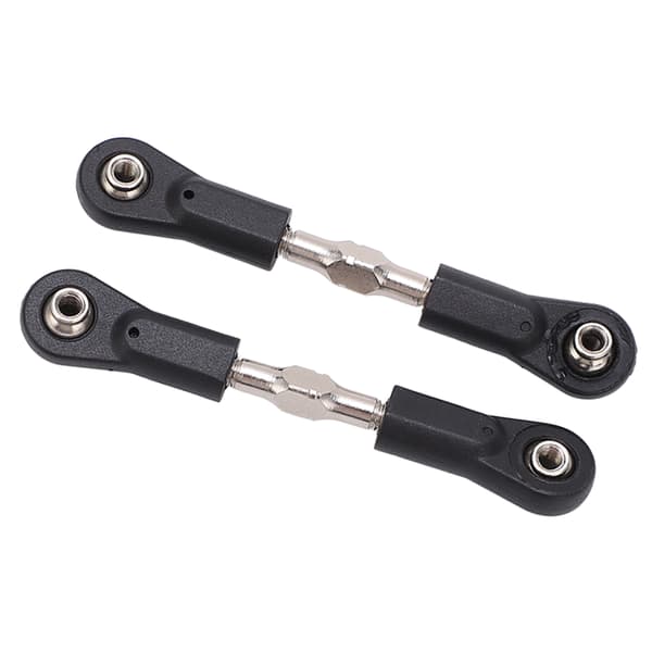 2 stk RC Servo Link Styrestang 8020 Sort Styreforbindelse til ZD Racing 1/7 DBX07 EX 07