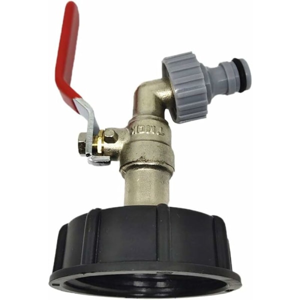 IBC Tank Adapter 1/2\" Kranutløpsmontering Ventil Kran Hage Slangekoblinger