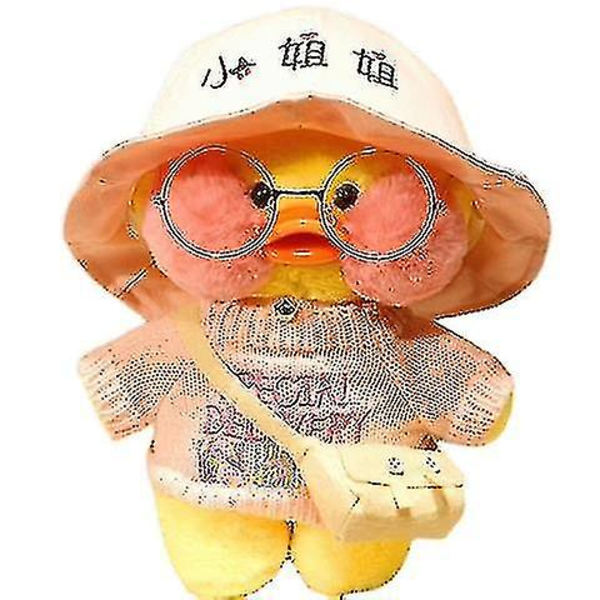 30 cm Pikku Keltainen Ankka Nukke Ankka Pehmolelu La La Fan Duck Syntymäpäivälahja #21
