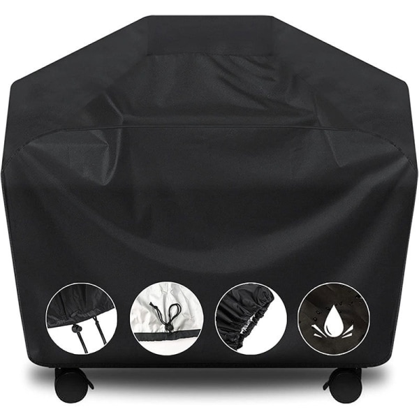 Udendørs BBQ Grill Cover 210D Oxford Støvlåg (S 80*66*100cm)