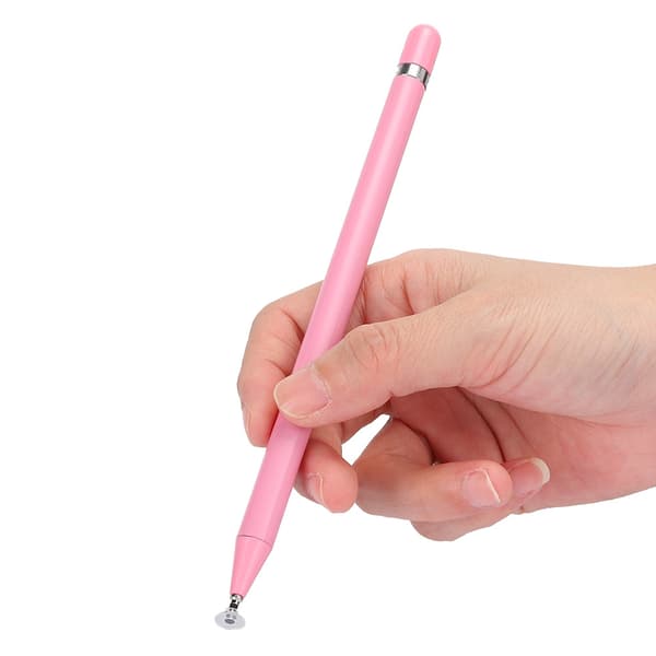 Skärm Touch Penna Tablet Stylus Ritning Kapacitiv Penna Universal för Android/iOS Smart Telefon Tablet Rosa