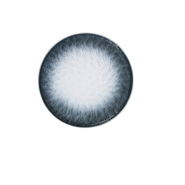 Steinkorn keramisk rund fruktfat, blå, 12 tommer (30,5*30,5*2,5 cm),