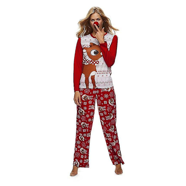 Perheeseen sopiva joulupyjamatti set Xmas-pyjamat S Dad