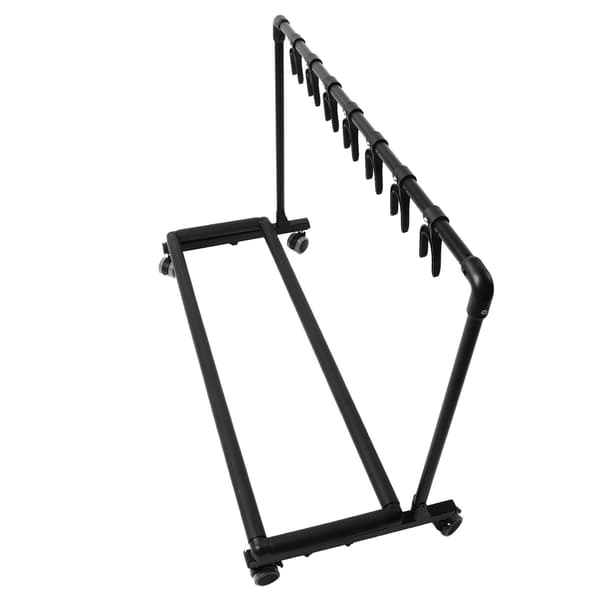 Metall EVA Multi Gitarrställ med Hjul för Butiksdisplay FL 17W