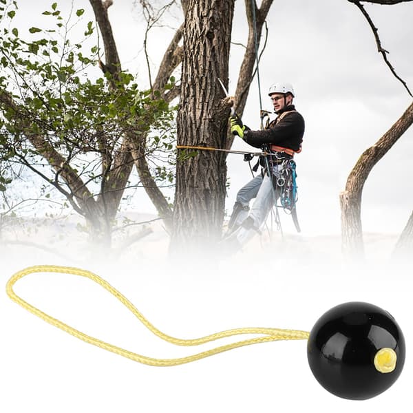Friktionsbesparende Træklatring Arborist Ring-stil Hentebold Reb Guide
