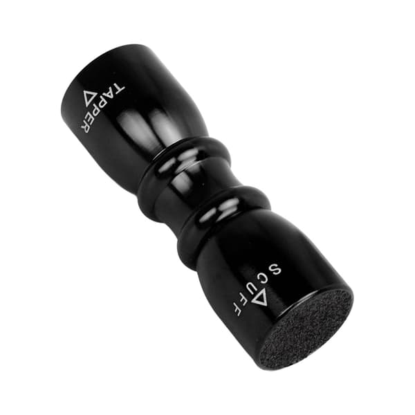 3 i 1 Pool Kø Spids Shaper Scuffer Aerator Billard Værktøj Sort