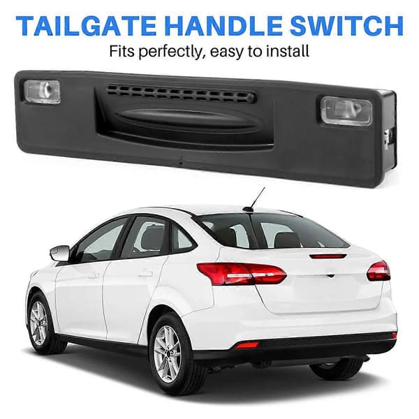 Tailgate Handle Trunk Handle Switch F1EB-19B514-AE for Ford New Focus 2015-2018 black