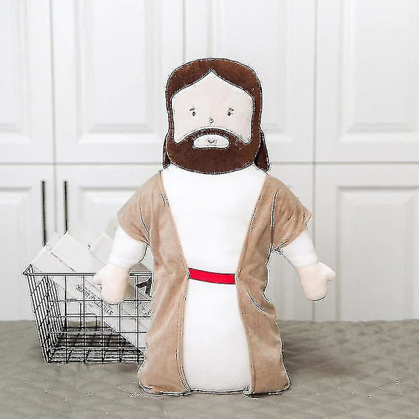 Jesus Kristus Kudde Plyschkudde Fylld Toy Jesus Form Kroppskudde Sängkläder Sovrum Hem50*28cm A
