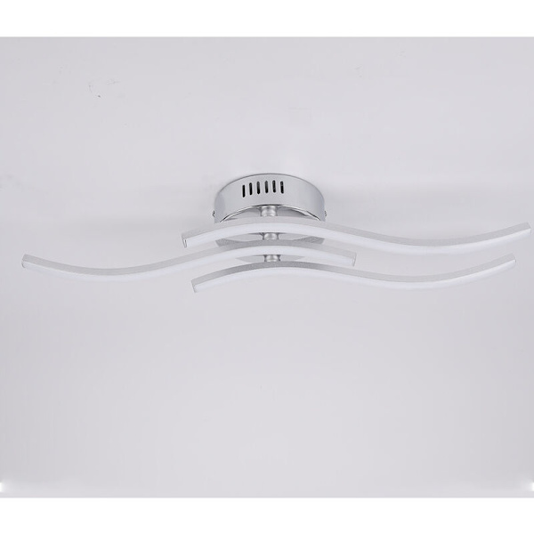 Wave taklampe Enkel moderne soveromslampe (varmt hvitt lys)