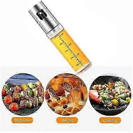 (100ml) Olivoljespruta för matlagning, oljesprayflaska, ny vinägersprayoljedispenser, bärbar oljedispenser