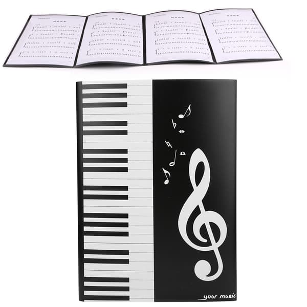 A4 Notearkmappe 4 Sider Piano Tema for Pianister