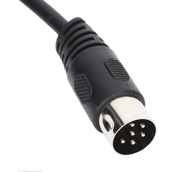 6-pinners DIN-kabel hann til hann Plug and Play lydsignalforbindelse DIN-forlengelseskabel for digital De[ht]