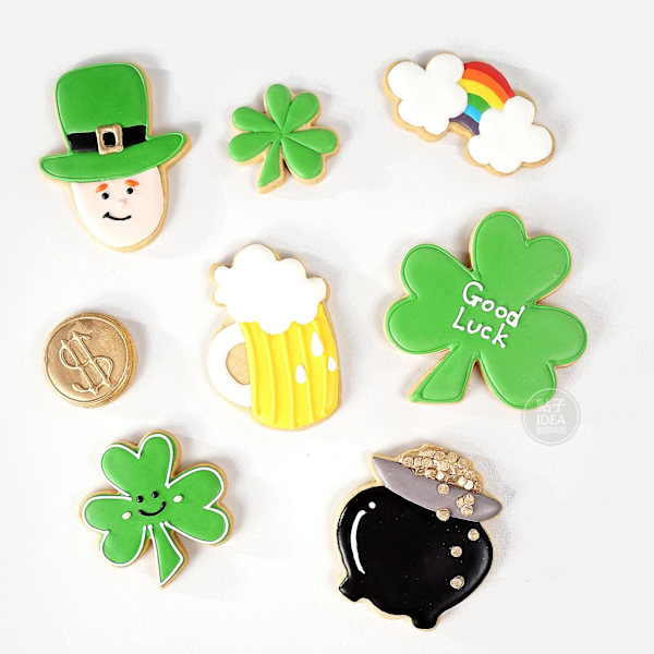 8 dele St. Patricks bageformssæt