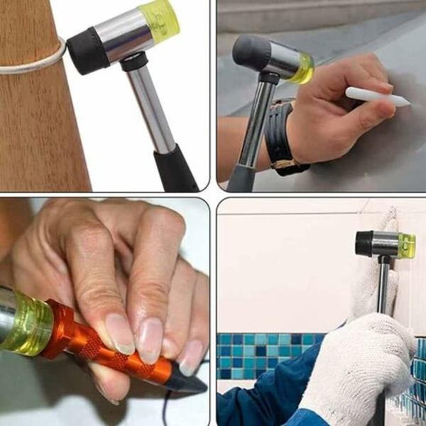 Kumivasara, 1 kpl minikumivasara nailonpäällä nylon nahka-asetuksiin, koruihin