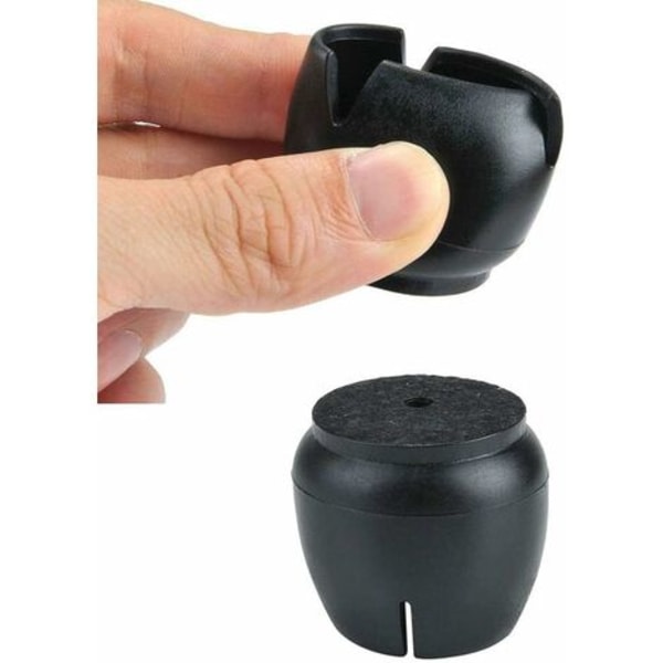 Liukumattomat pöydän ja tuolin kumijalat Kumituolikorkit Naarmuuntumattomat jalat huopatuolin suojatyynyillä Jalat32kpl 17-21mm musta