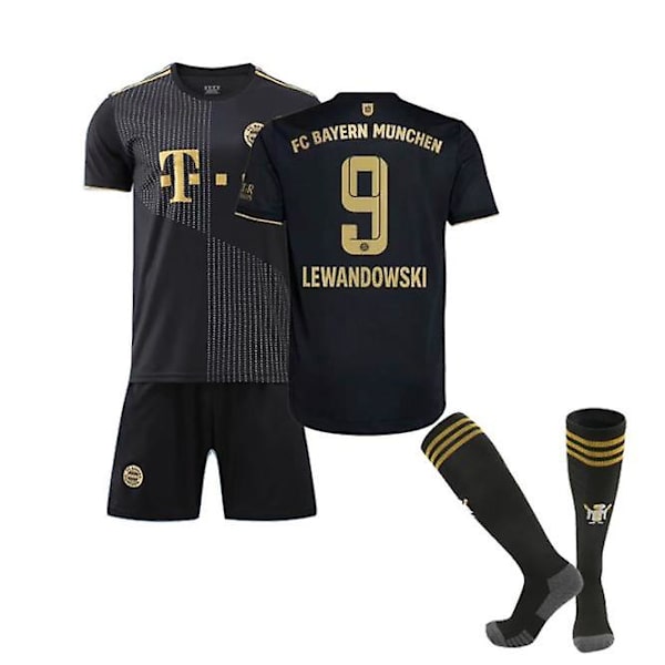 Fodboldsæt Fodboldtrøje Trænings-T-shirt Lewandowski XS(160-165cm)