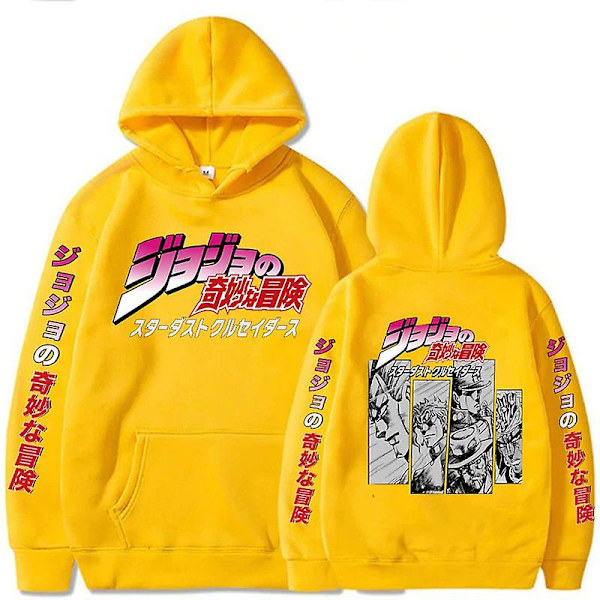 Jojo's Wonderful Adventure Langermet hettegenser for rollespill 4XL