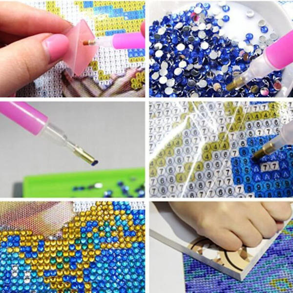 5d Diamond Painting Kit Full Pictures Diamond Painting Helkristall Rhinestone Cross Stitch 50 * 60cm, A