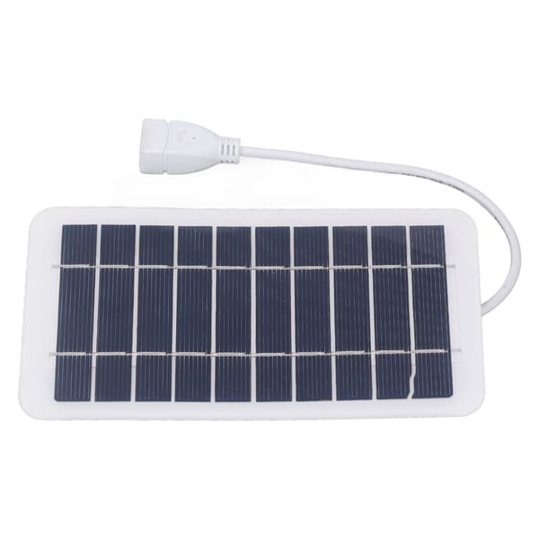 Solpanel Bærbar Udendørs Solpaneloplader til Kamera Mobiltelefon Power Pack 2W 5V