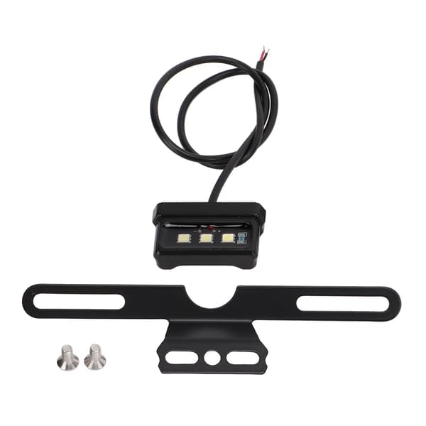 Universal Sort Motorcykel Nummerplade LED Lys Blå 12V til Bil Lastbil Trailer RV
